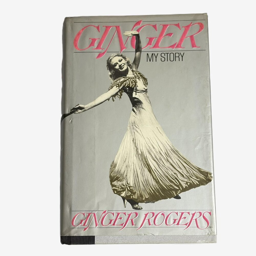 Vintage 1991 Ginger My Story by Ginger Rogers 1st Edition HC DJ Hollywood Memoir